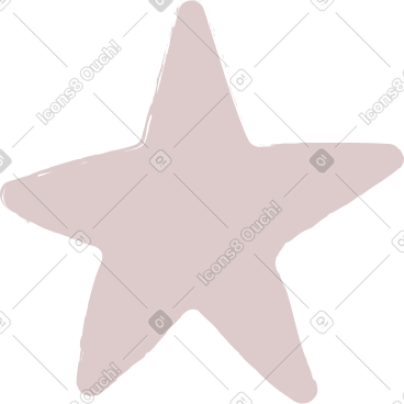 Dark pink star PNG, SVG