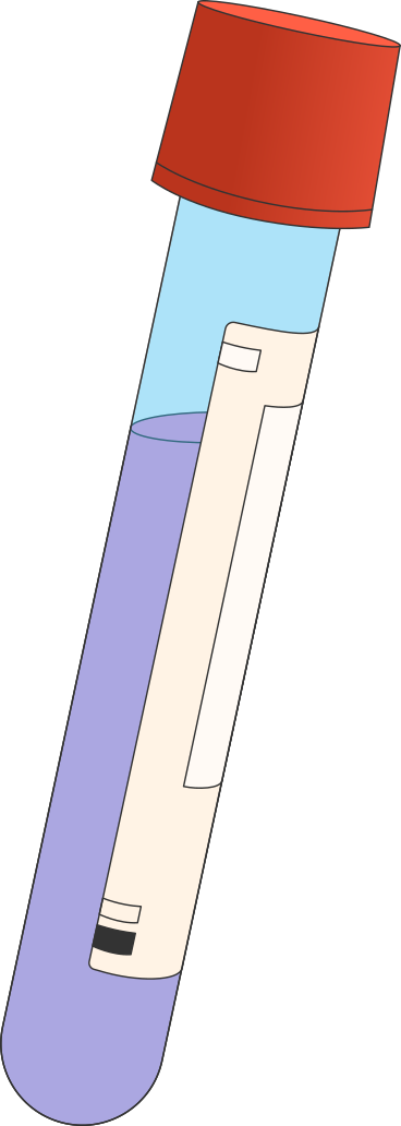test tube animated illustration in GIF, Lottie (JSON), AE