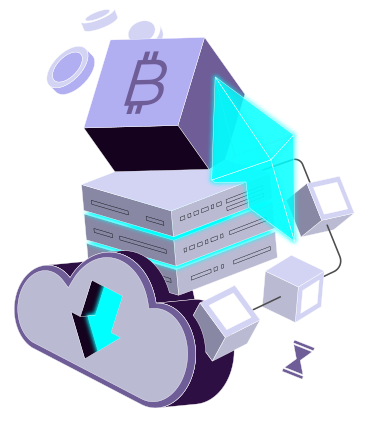Cryptocurrency and cloud computing service PNG, SVG