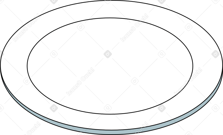 plate Illustration in PNG, SVG