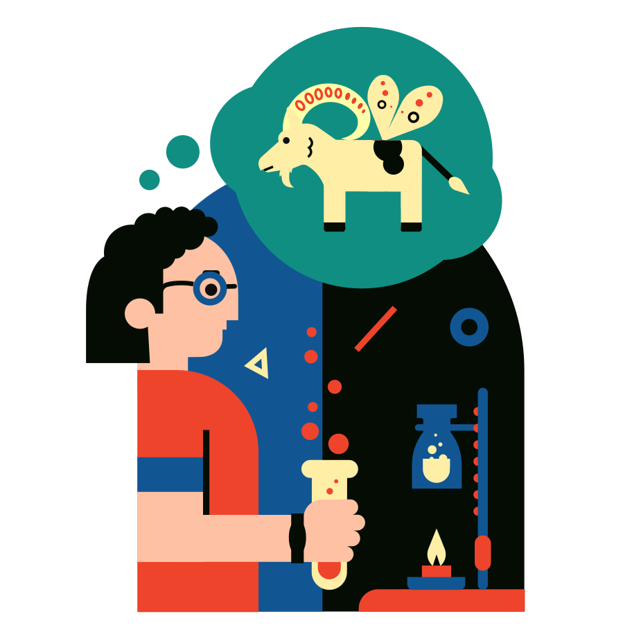 Scientific experiments Illustration in PNG, SVG