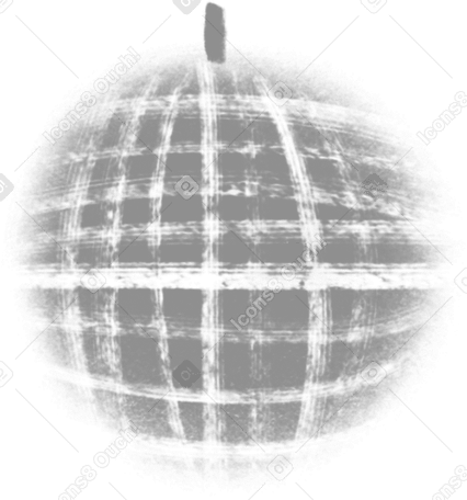 gray disco ball Illustration in PNG, SVG