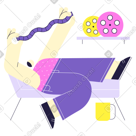 新电影，一个男人展开电影胶片 PNG, SVG