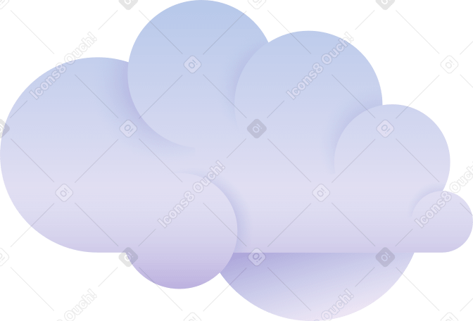 Nuvola a forma di cervello PNG, SVG
