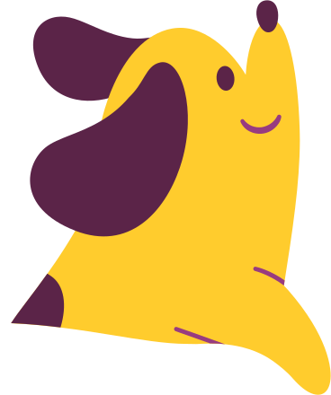half of a small dog PNG, SVG