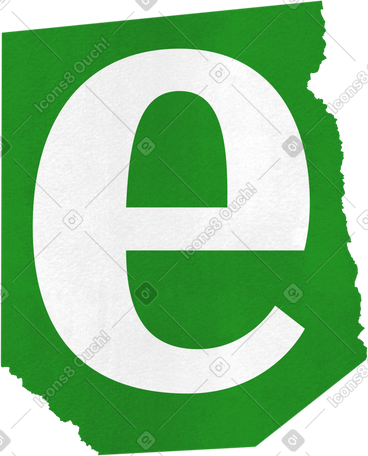 Collage lowercase letter e PNG, SVG