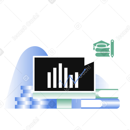 Online course for business analytics PNG, SVG