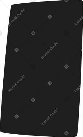 shadow of blue phone Illustration in PNG, SVG