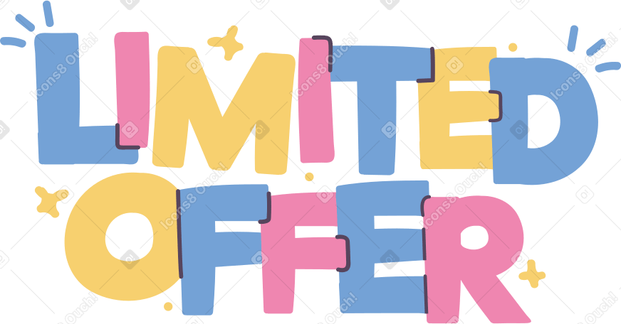 limited offer PNG, SVG