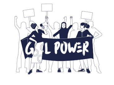 女の子のパワー PNG、SVG