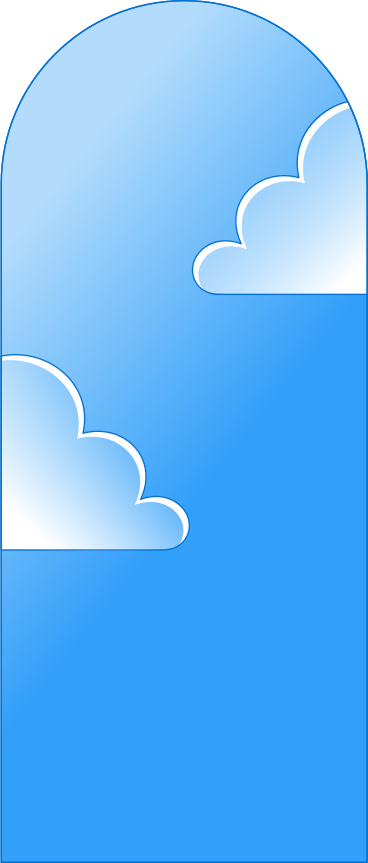 Hintergrund mit zwei wolken PNG, SVG
