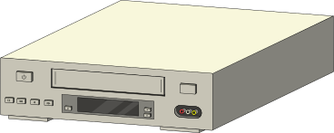 Видеомагнитофон vhs 90-х годов в PNG, SVG