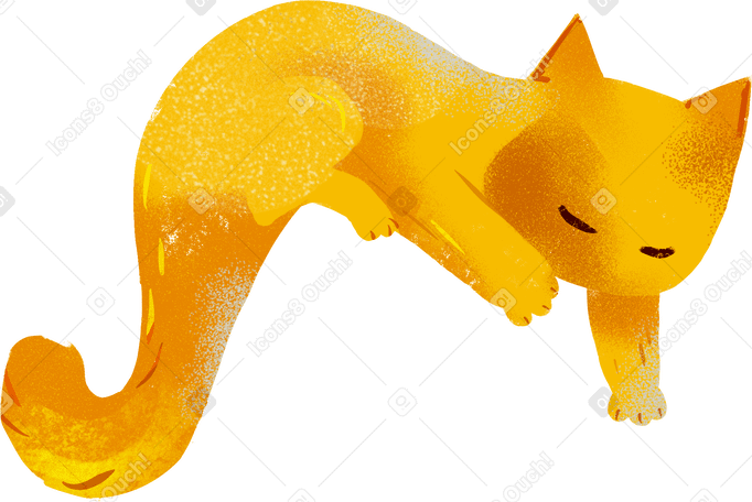 red cat PNG, SVG