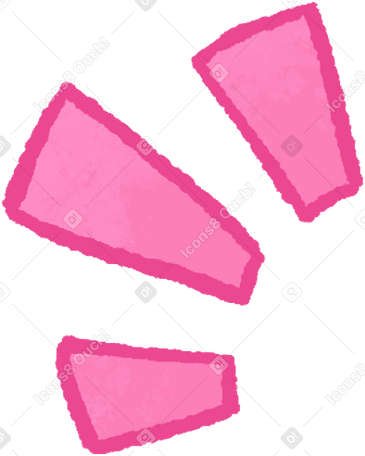 pink decor PNG, SVG