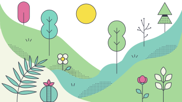 Nature and spring background PNG, SVG