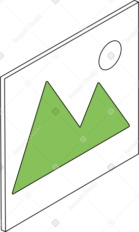 isometric picture Illustration in PNG, SVG