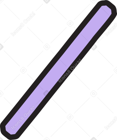 purple decorative stick Illustration in PNG, SVG