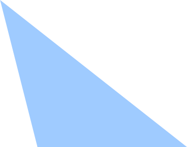 Light blue triangle PNG、SVG