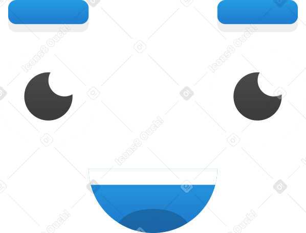 face Illustration in PNG, SVG