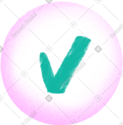 带有复选标记的圆圈 PNG, SVG