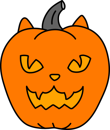 かぼちゃハロウィン のpngとsvgでのイラスト