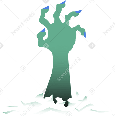 hand coming out of the grave PNG, SVG