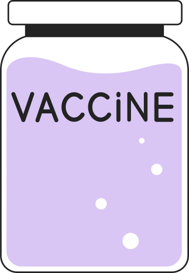 flask with vaccine PNG, SVG