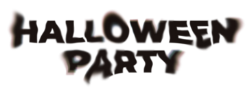text halloween party noisy PNG, SVG