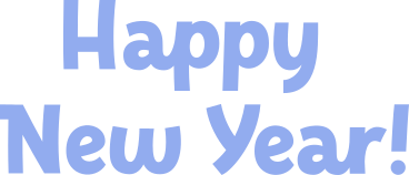 happy new year lettering PNG, SVG
