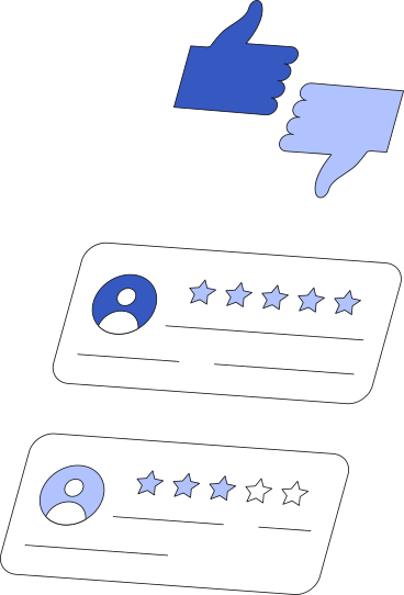 user feedback screen PNG, SVG