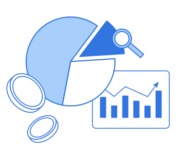 Analytics and finance, Pie chart PNG, SVG