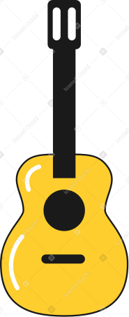 acoustic guitar Illustration in PNG, SVG