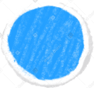 blue round confetti Illustration in PNG, SVG