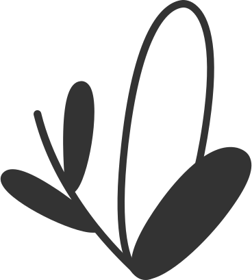 One white leaf with three black leaves PNG, SVG