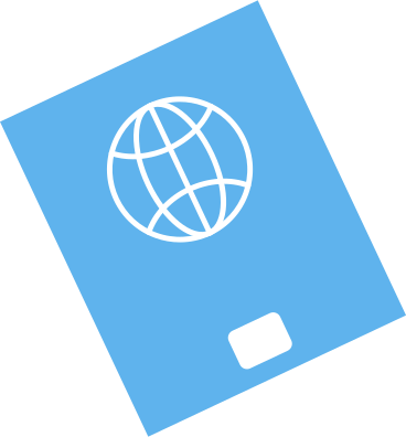 blue passport PNG, SVG