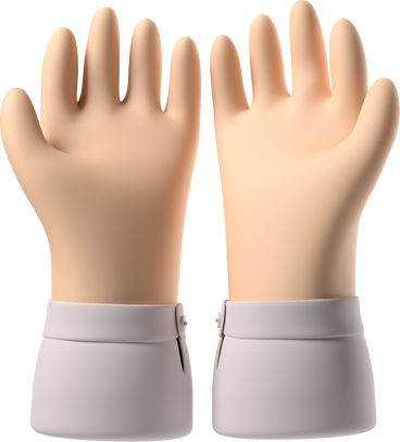 Empty cupped hands PNG, SVG