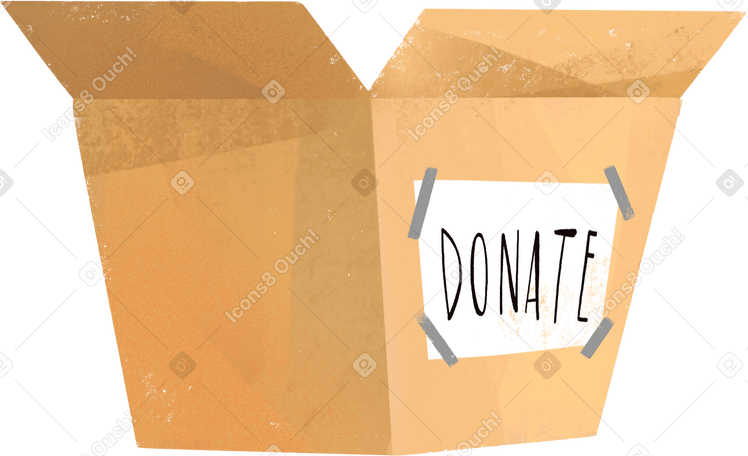 donation box PNG、SVG