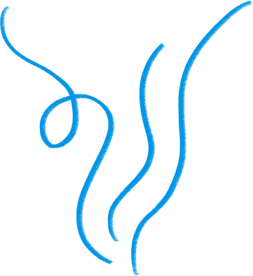 blue curvy steam lines PNG, SVG