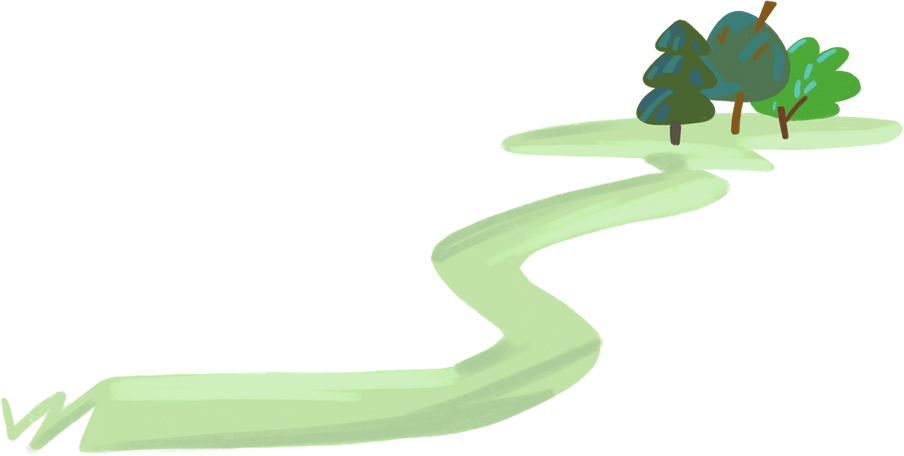 road forest Illustration in PNG, SVG