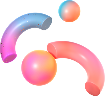floating parts of torus and spheres PNG, SVG
