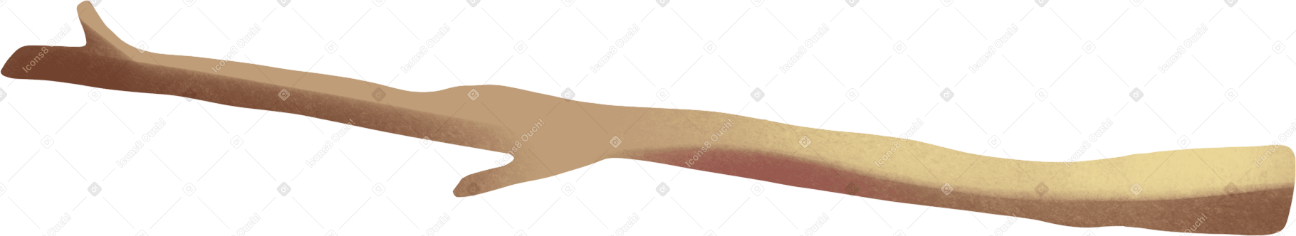 brown branch PNG, SVG