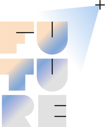 lettering with gradient future PNG, SVG
