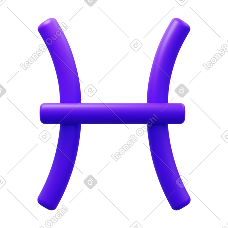 3D pisces PNG, SVG