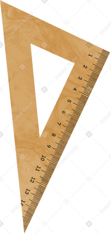 wooden ruler PNG, SVG