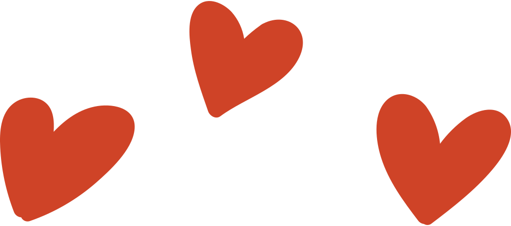 hearts Illustration in PNG, SVG