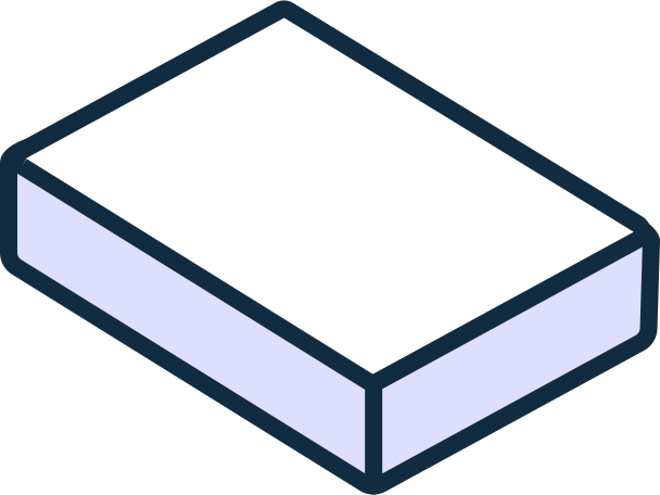 rectangular eraser Illustration in PNG, SVG