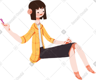 Just an ordinary asian girl PNG, SVG