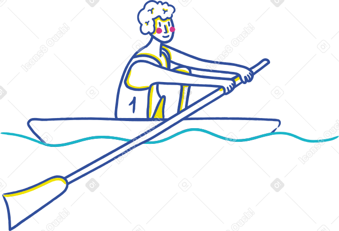 カヌー選手 PNG、SVG