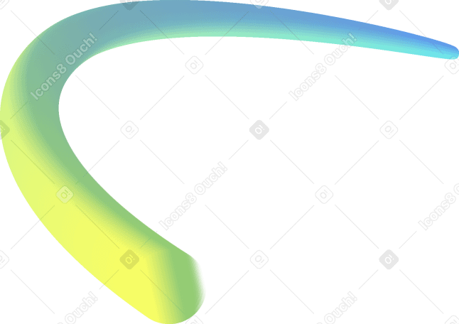 Línea verde ondulante PNG, SVG