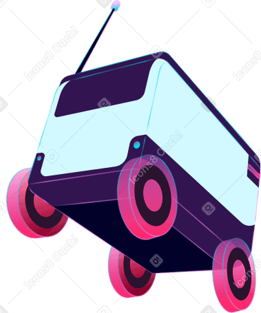 робот доставки в PNG, SVG